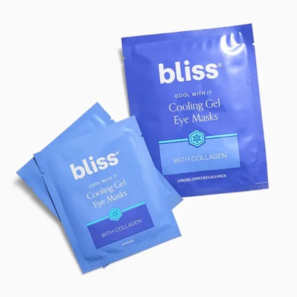 Bliss Cooling Gel Eye Masks - Royal Blue Pack